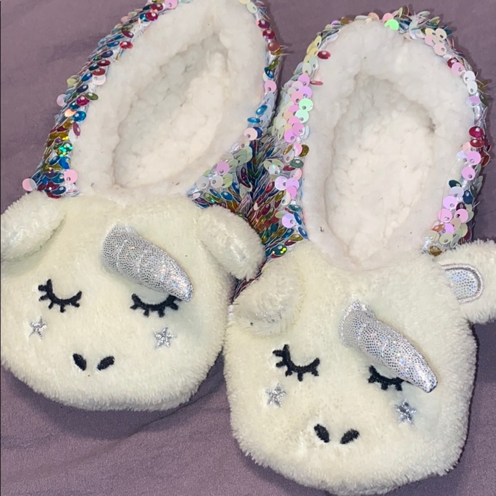 Unicorn slippers
